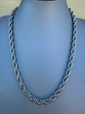 Collana intrecciata INOX 8mm LUXURY