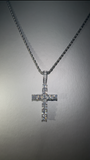 Collana Croce Classic ARGENTO 925 + MOISSANITE VVS1 Luxury