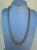 Collana intrecciata INOX 8mm LUXURY