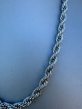 Collana intrecciata INOX 8mm LUXURY
