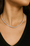 Collana Tennis Luxury 4mm ARGENTO 925 + MOISSANITE