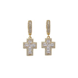 Orecchini Croci Baguette Luxury