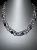 Collana Cuban MANA Rainbow Luxury