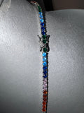 Collana Tennis Rainbow Luxury