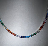 Collana Tennis Rainbow Luxury