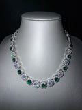 Collana Tennis EGO V2 BIG 12MM VERDE Luxury