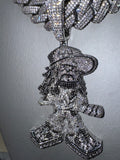 Collana Cuban MIAMI BIG 20MM Luxury + TRAPBOY ICE