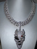 Collana Cuban MIAMI BIG 20MM Luxury + DEVIL ICE