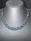 Collana Cuban MIAMI AQUA 14MM Luxury