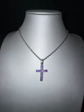 Collana Croce Classic Viola Luxury