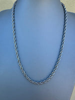 Collana intrecciata INOX 5mm LUXURY