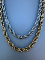 Collana intrecciata INOX 8mm LUXURY