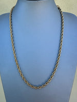 Collana intrecciata INOX 5mm LUXURY