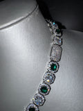 Collana Tennis EGO V2 BIG 12MM VERDE Luxury
