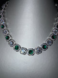 Collana Tennis EGO V2 BIG 12MM VERDE Luxury