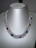 Collana Cuban MANA Rainbow Luxury