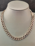 Collana Cuban Baguette 12mm Luxury