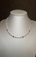 Collana Tennis QUADRIFOGLIO ROSSO