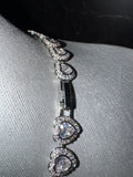Collana Tennis Cuori V2 Luxury