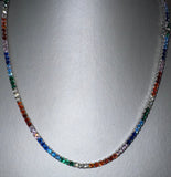 Collana Tennis Rainbow Luxury