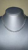 Collana Tennis Cuori 8mm Luxury