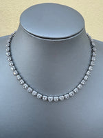 Collana Tennis Cuori 8mm Luxury