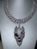 Collana Cuban MIAMI BIG 20MM Luxury + DEVIL ICE