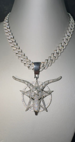 Collana Cuban Miami + EVIL GOAT Luxury