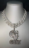 Collana Cuban ARES BIG Luxury + GOAT BIG LUXURY