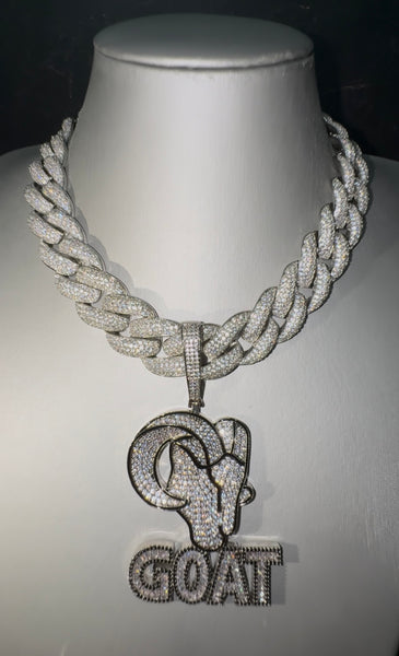 Collana Cuban ARES BIG Luxury + GOAT BIG LUXURY