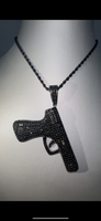 Collana BLACK ICY GUN Luxury