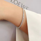 Bracciale Tennis ARGENTO 925 4mm Luxury