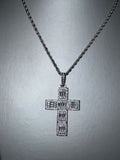 Collana Croce Baguette V3 Luxury