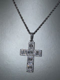 Collana Croce Baguette V3 Luxury