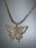SET Collana Tennis 4mm + FARFALLA Luxury