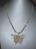 SET Collana Tennis 4mm + FARFALLA Luxury