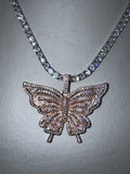 SET Collana Tennis 4mm + FARFALLA Luxury