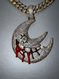 Collana Cuban Classic 13MM Luxury + EVIL MOON LIMITED