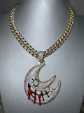 Collana Cuban Classic 13MM Luxury + EVIL MOON LIMITED