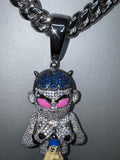 Collana Cuban Clean Inox + DEVIL-EGO LIMITED Luxury