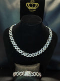 SET - Collana + Bracciale Squared