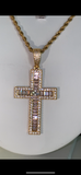 Collana Croce Baguette Luxury