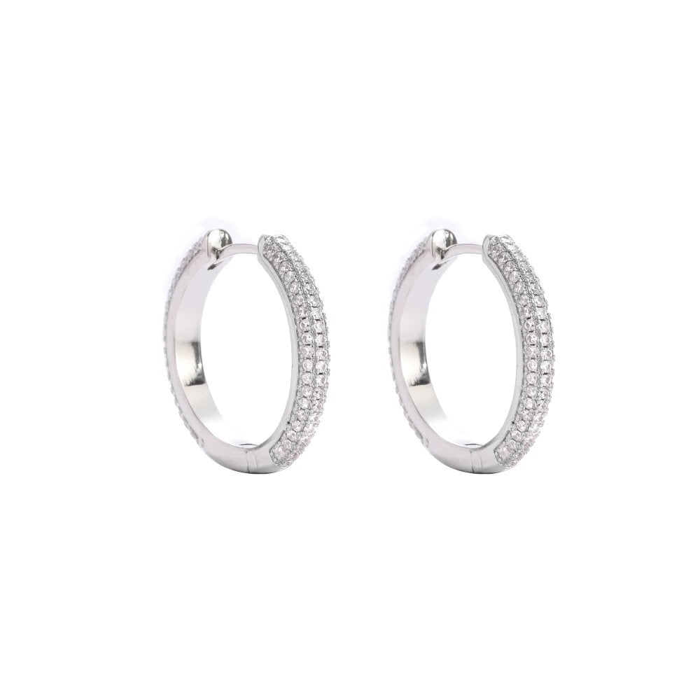 Anello Tracy Unisex in Acciaio Inossidabile con Zirconia e Legno - 57mm