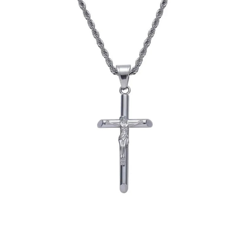 Cupimatch Collana Donna Croce Battesimo: Ciondolo In Acciaio Inossidabile Crocifisso Intarsiato Turchese Blu Stile Bohemia Regalo Battesimo Uomo Donna Natale Cupimatch Collana Donna Croce Battesimo: Ciondolo In Acciaio Inossidabile Crocifisso Intarsiato Turchese Blu Stile Bohemia Regalo Battesimo Uomo Donna Natale